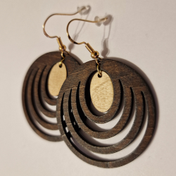 Boucles d'oreilles Double Rond