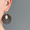 Boucles d'oreilles Double Rond