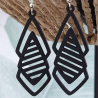 Boucles d'oreilles losange