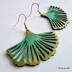 Boucles d'oreilles Gingko...