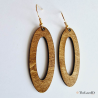 Boucles d'oreilles Ovales