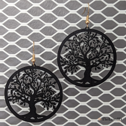 Boucles d'oreilles Arbre de vie