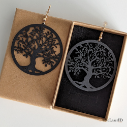 Boucles d'oreilles Arbre de vie