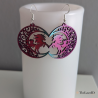 Boucles d'oreilles Licorne Lune