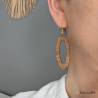 Boucles d'oreilles Ovales