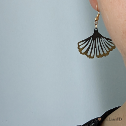 Boucles d'oreilles Gingko Biloba (Petit)